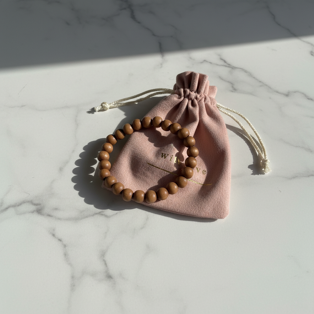 Bracelet perles fait main Alma - mise en scène
